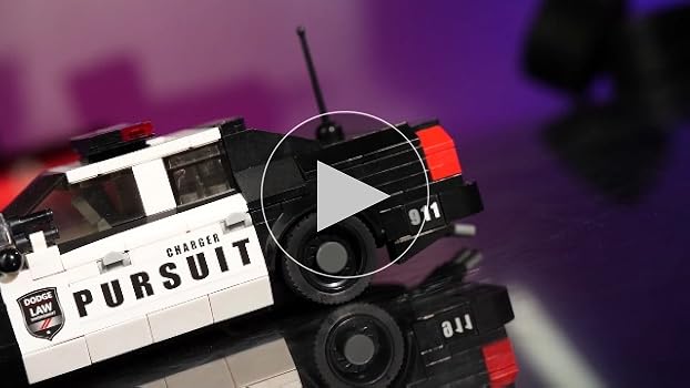 Amazon.com: NEWABWN Police Car Toy Building Set, Compatible with